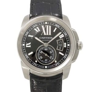 Cartier Caliber De Cartier W7100041 Date Men's Watch Black Automatic Caliber De